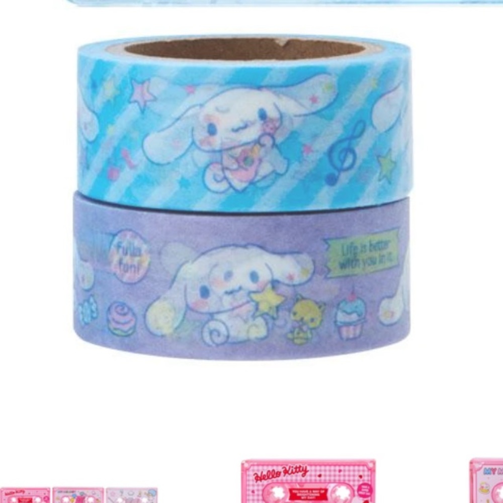 Sanrio stationery washi tape cinnamoroll white dog bundle (2)